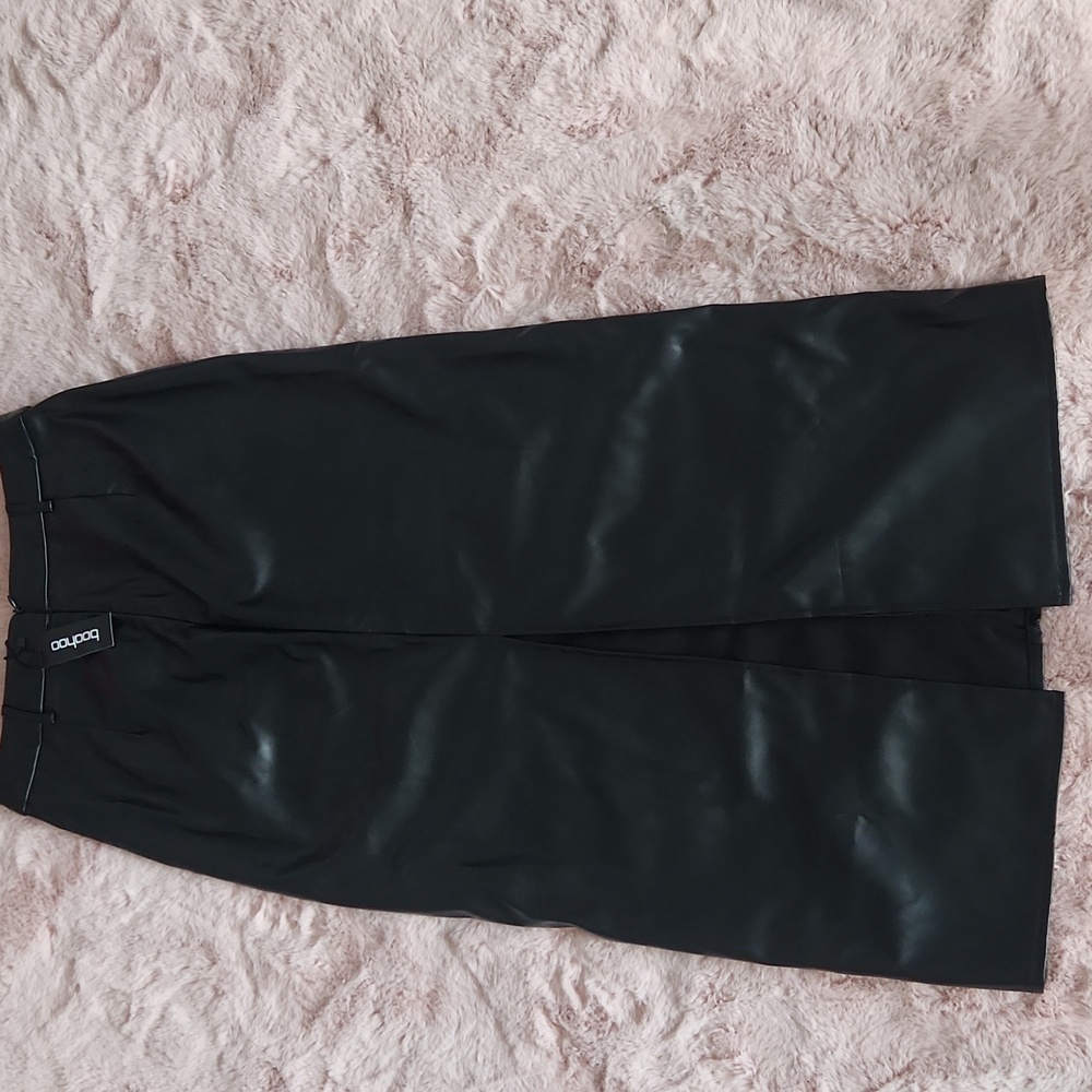 Boohoo Sleek Black Pencil Skirt - Picture 5 of 5